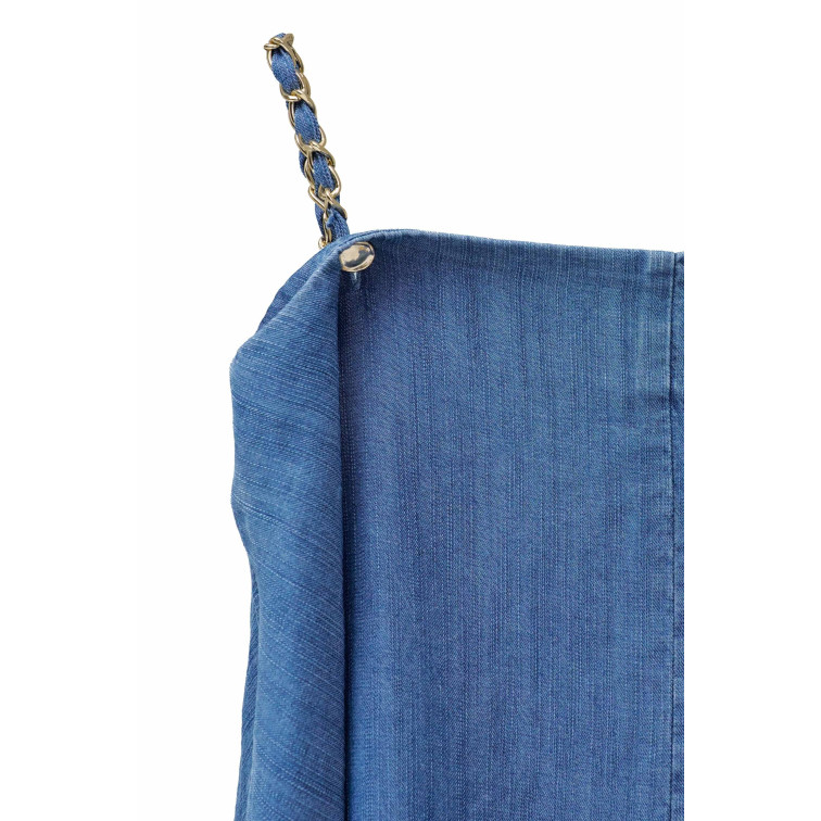 CAMISA MUJER  SALSA JEANS BLOUSE W/ SHOULDER CHAIN DETAI