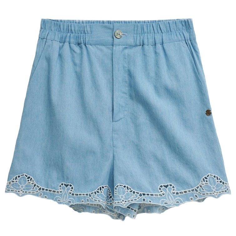 PANTALÓN CORTO MUJER  SALSA JEANS SHORT W/ EMBROIDERY DETAIL