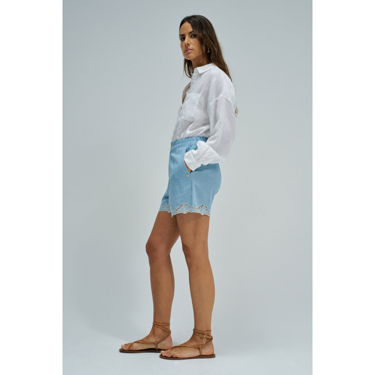 PANTALÓN CORTO MUJER  SALSA JEANS SHORT W/ EMBROIDERY DETAIL