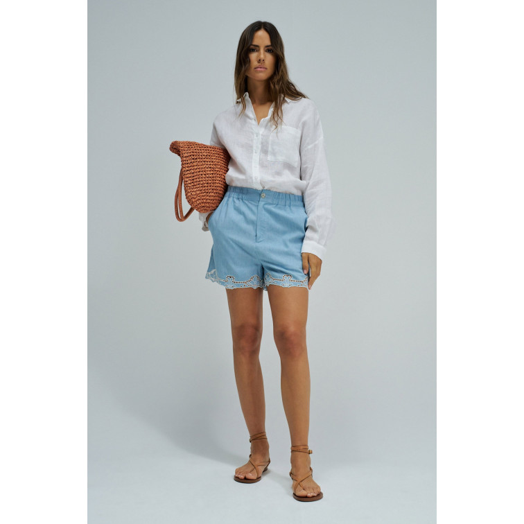 PANTALÓN CORTO MUJER  SALSA JEANS SHORT W/ EMBROIDERY DETAIL