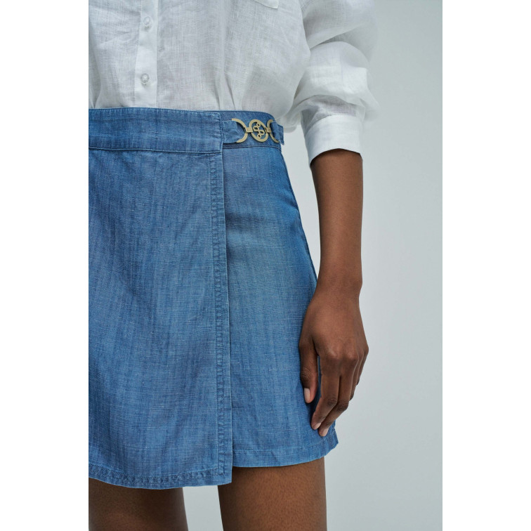 PANTALÓN CORTO MUJER  SALSA JEANS SKORT LIGHDENIM