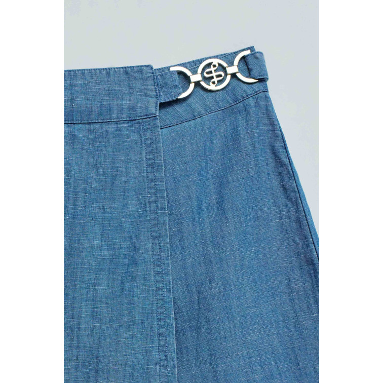PANTALÓN CORTO MUJER  SALSA JEANS SKORT LIGHDENIM