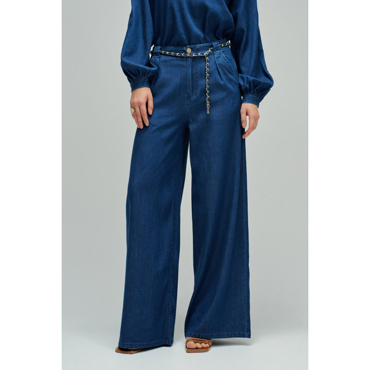PANTALÓN MUJER  SALSA JEANS CHINO W/ CHAIN BELT
