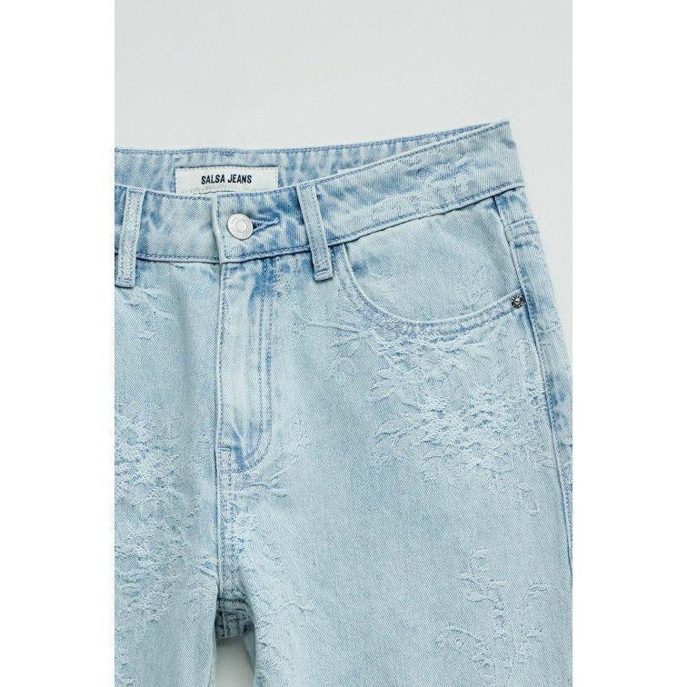 VAQUERO MUJER  SALSA JEANS JEANS STRAIGHT JACQUARD