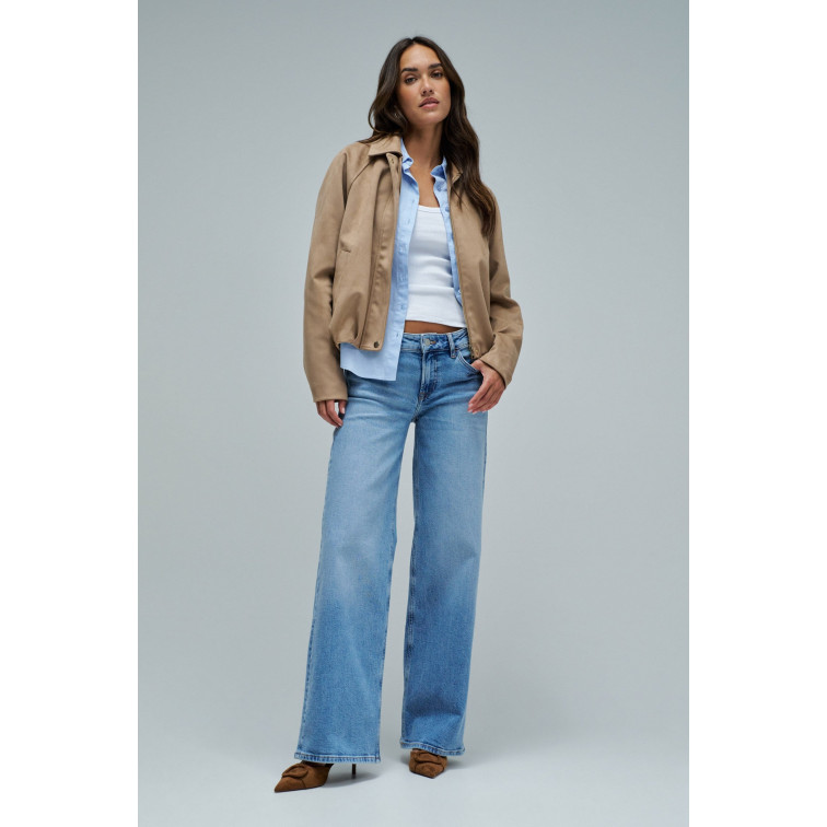 VAQUERO MUJER  SALSA JEANS JEANS LOW RISE WIDE MEDIUM WAS
