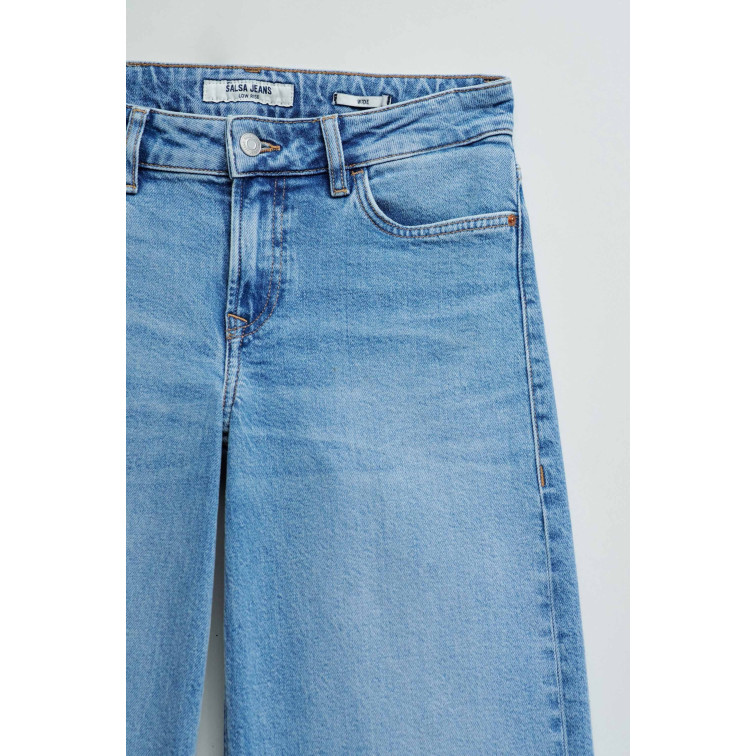 VAQUERO MUJER  SALSA JEANS JEANS LOW RISE WIDE MEDIUM WAS