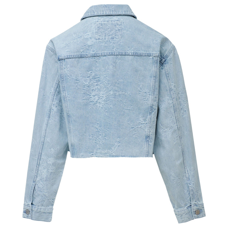 ABRIGO MUJER  SALSA JEANS DENIM OVERSHIRT W/ JAQUARD