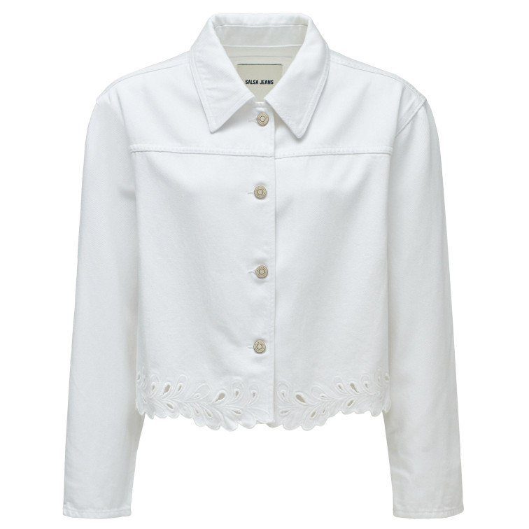 ABRIGO MUJER  SALSA JEANS DENIM JACKET W/ EMBROYDERY