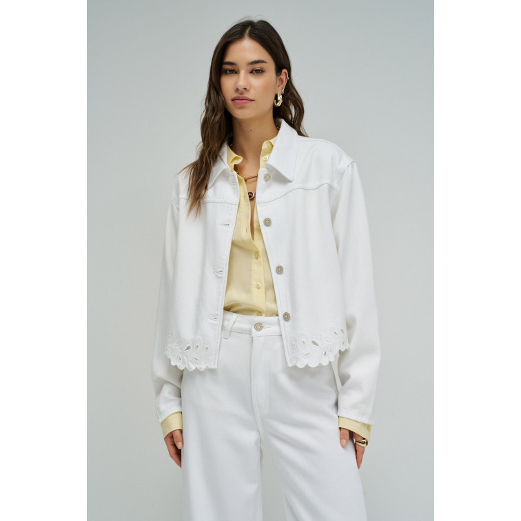 ABRIGO MUJER  SALSA JEANS DENIM JACKET W/ EMBROYDERY