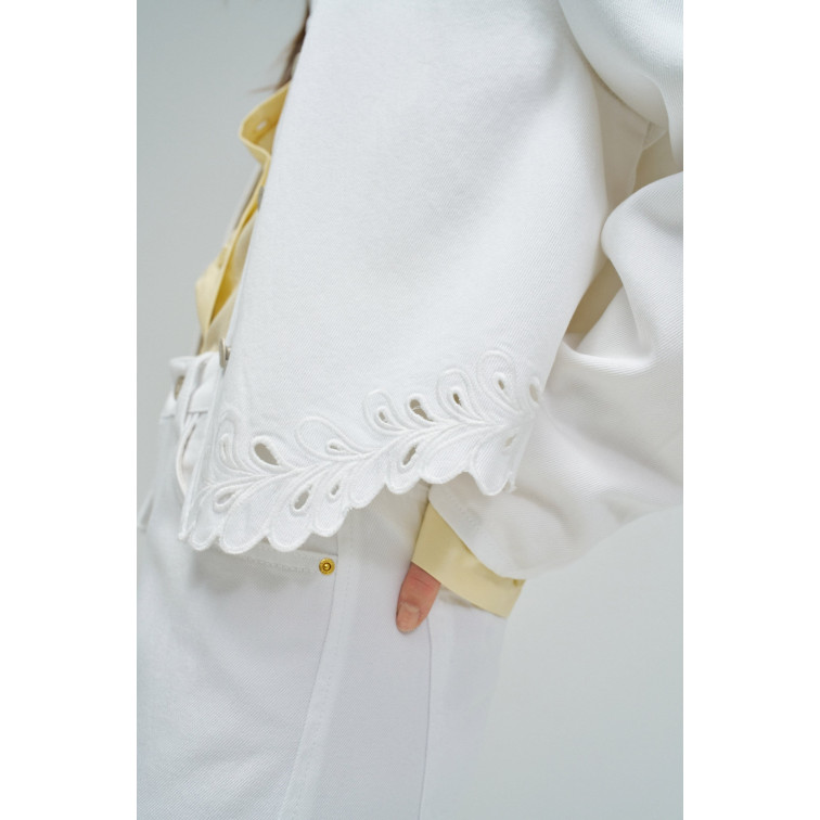 ABRIGO MUJER  SALSA JEANS DENIM JACKET W/ EMBROYDERY