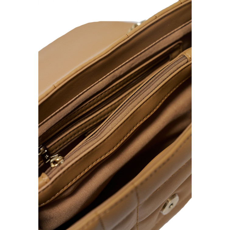 MUJER QUILTED FAKE LEATHER BAG W/ CH 120