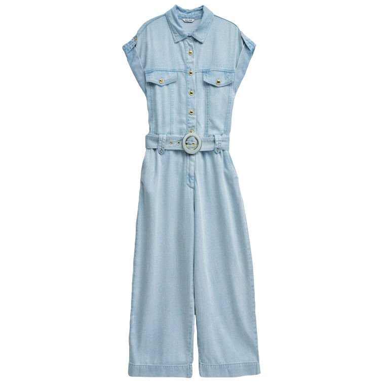MONO MUJER  SALSA JEANS OVERALL IN LIGHTDENIM