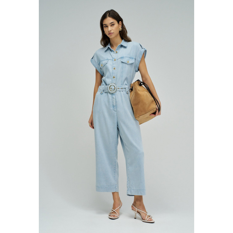 MONO MUJER  SALSA JEANS OVERALL IN LIGHTDENIM