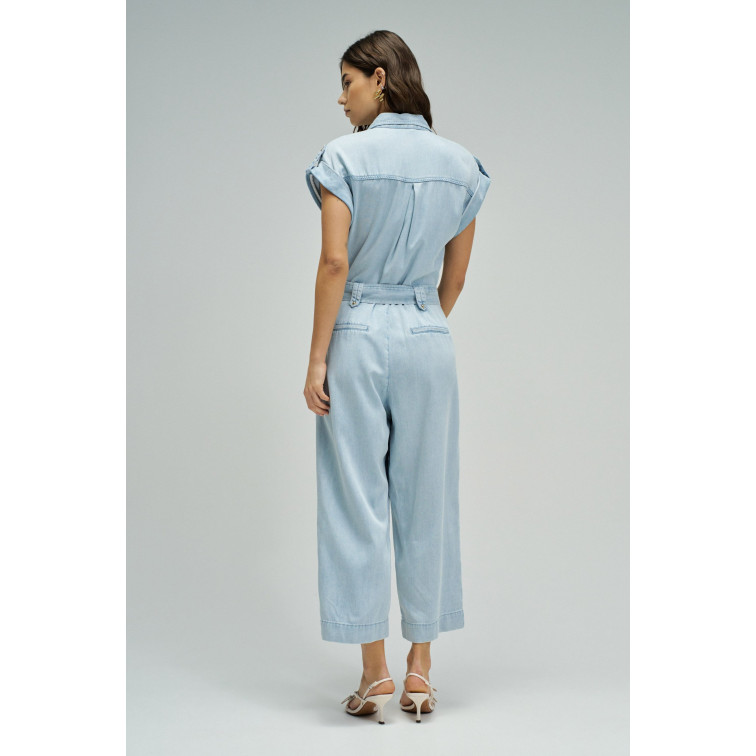 MONO MUJER  SALSA JEANS OVERALL IN LIGHTDENIM