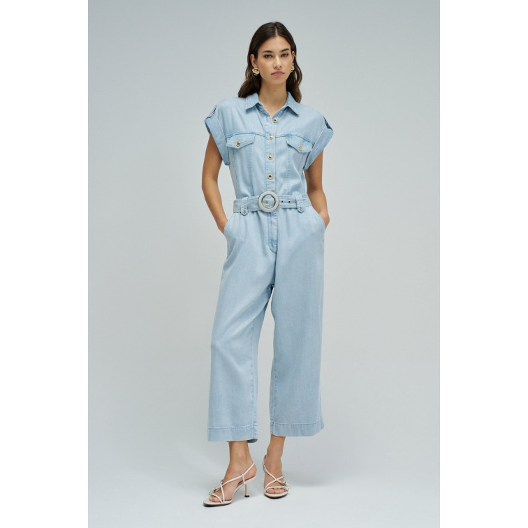 MONO MUJER  SALSA JEANS OVERALL IN LIGHTDENIM