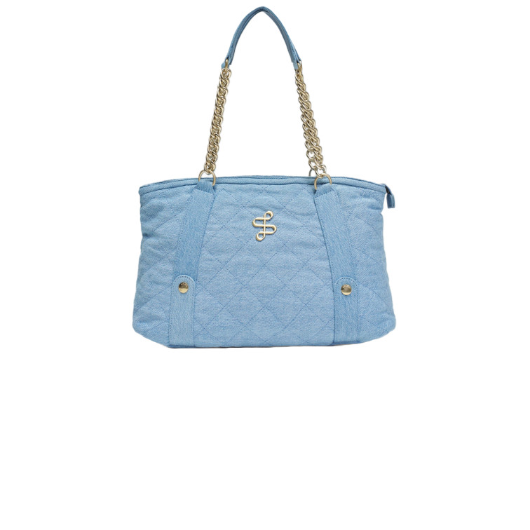 MUJER DENIM BAG W/CHAIN 852