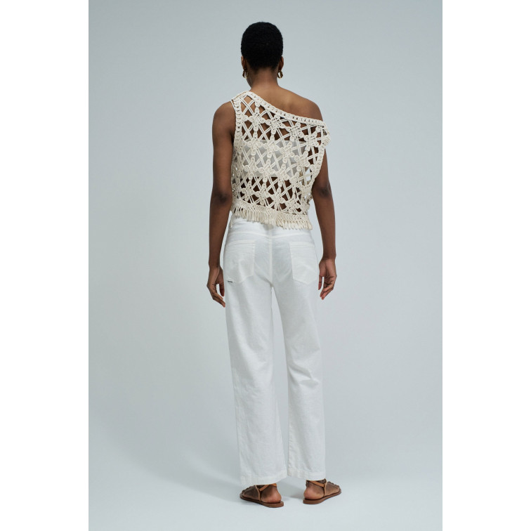 PANTALÓN CON LINO MUJER SALSA JEANS FIT STRAIGHT