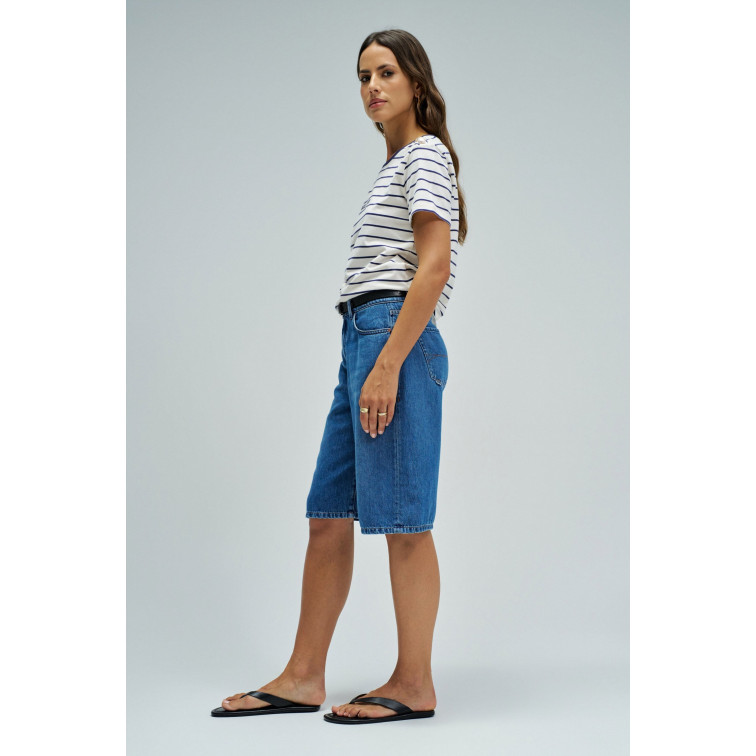 CAMISETA DE RAYAS MUJER SALSA JEANS CON BRANDING