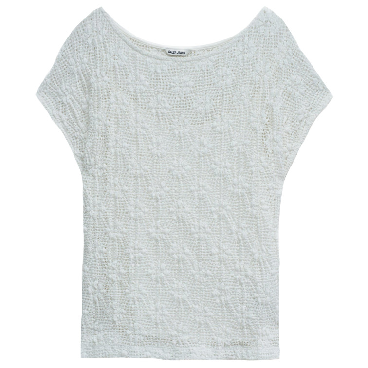 CAMISETA MUJER  SALSA JEANS FASHION LACE T-SHIRT W/ INNER