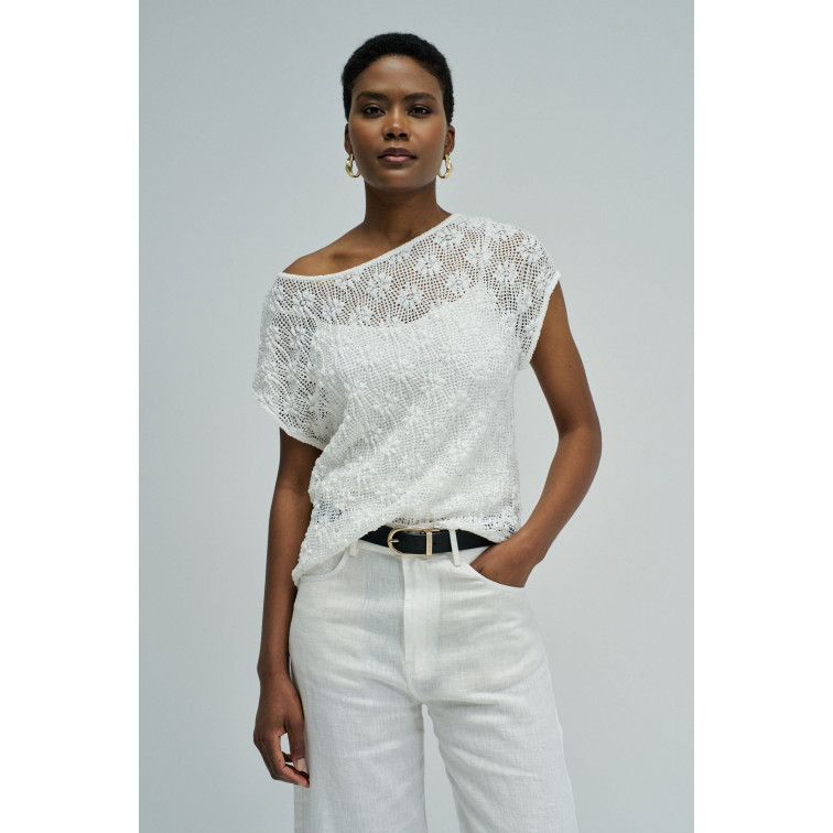 CAMISETA MUJER  SALSA JEANS FASHION LACE T-SHIRT W/ INNER