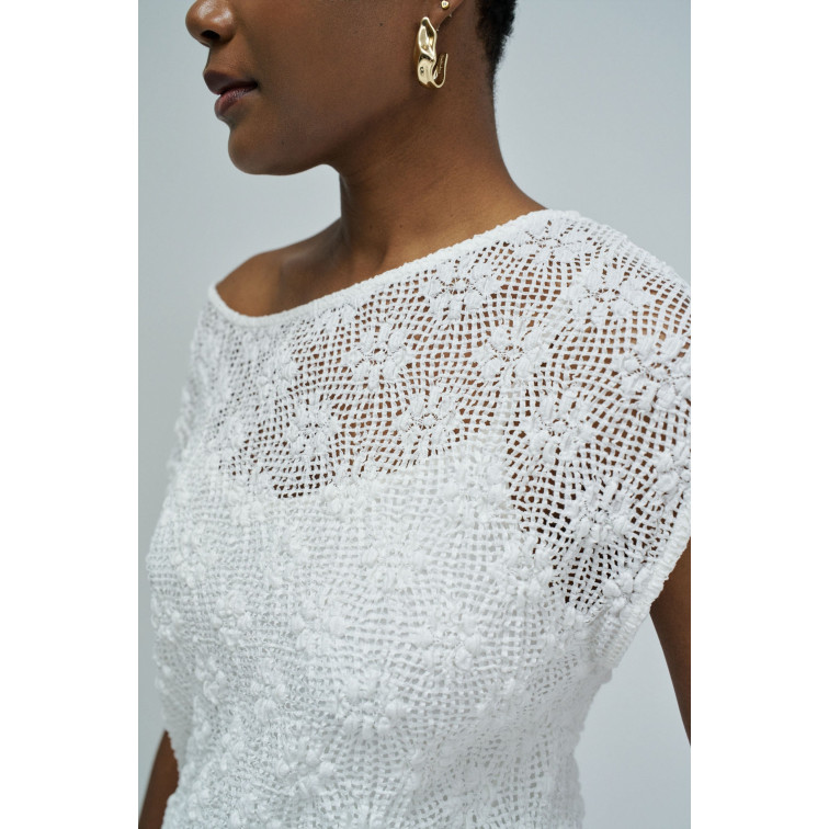 CAMISETA MUJER  SALSA JEANS FASHION LACE T-SHIRT W/ INNER