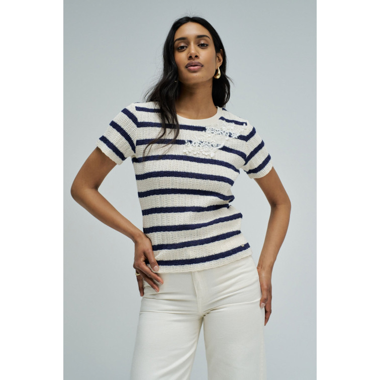 CAMISETA DE PUNTO MUJER SALSA JEANS A RAYAS