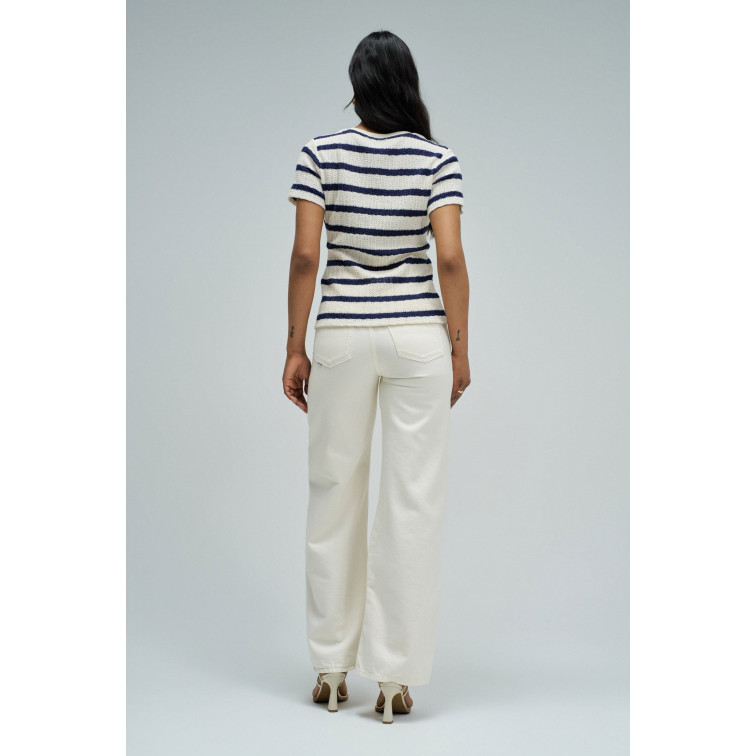 CAMISETA DE PUNTO MUJER SALSA JEANS A RAYAS