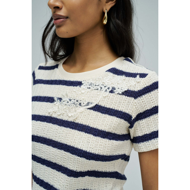 CAMISETA DE PUNTO MUJER SALSA JEANS A RAYAS