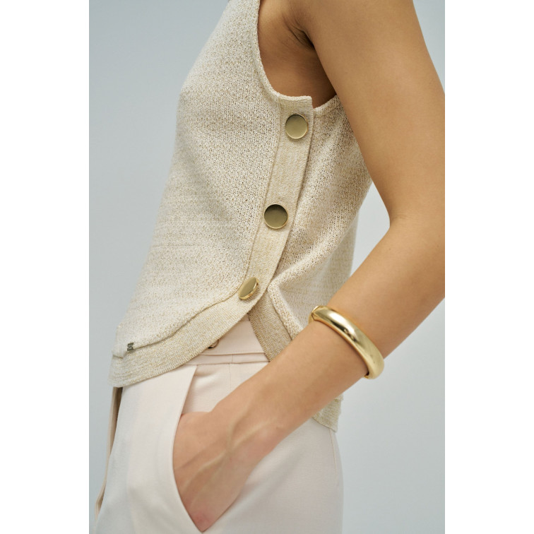 TOP DE PUNTO MUJER SALSA JEANS CON LÚREX