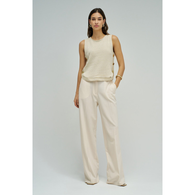 TOP DE PUNTO MUJER SALSA JEANS CON LÚREX