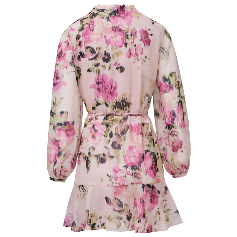 MUJER A-LINE DRESS W/FRONT RUFFLES & 612