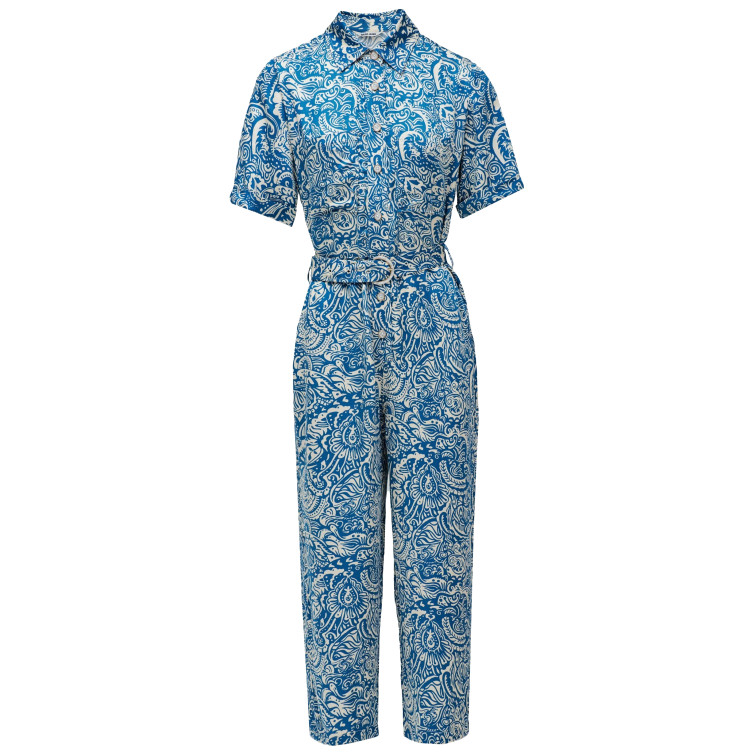 MONO MUJER  SALSA JEANS SHORT-SLEEVED PRINT JUMPSUIT