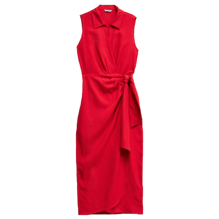 VESTIDO MIDI MUJER SALSA JEANS CON LINO