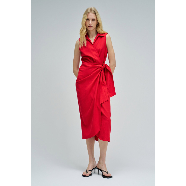 VESTIDO MIDI MUJER SALSA JEANS CON LINO