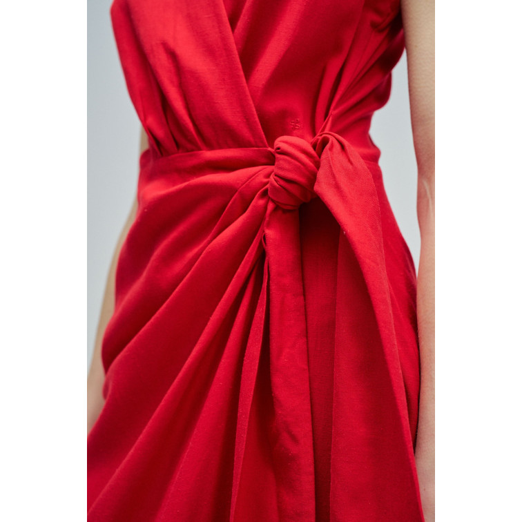 VESTIDO MIDI MUJER SALSA JEANS CON LINO