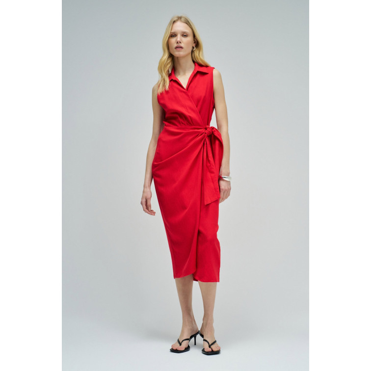 VESTIDO MIDI MUJER SALSA JEANS CON LINO