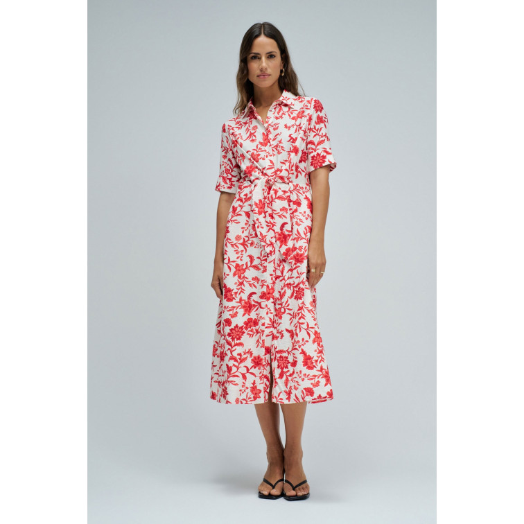 VESTIDO MUJER  SALSA JEANS MIDI SHIRT DRESS W/ BELT