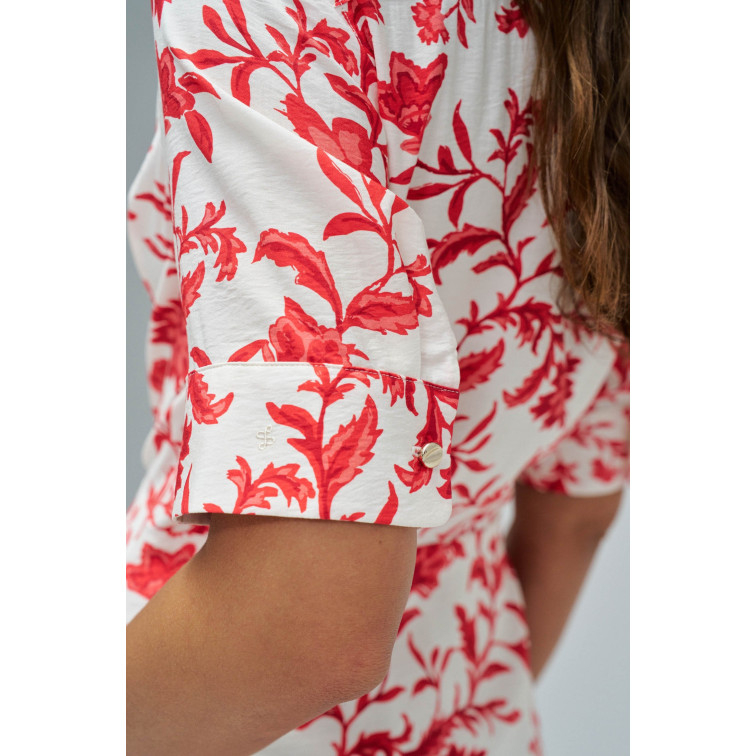 VESTIDO MUJER  SALSA JEANS MIDI SHIRT DRESS W/ BELT