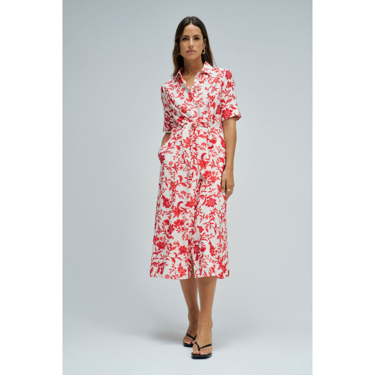 VESTIDO MUJER  SALSA JEANS MIDI SHIRT DRESS W/ BELT