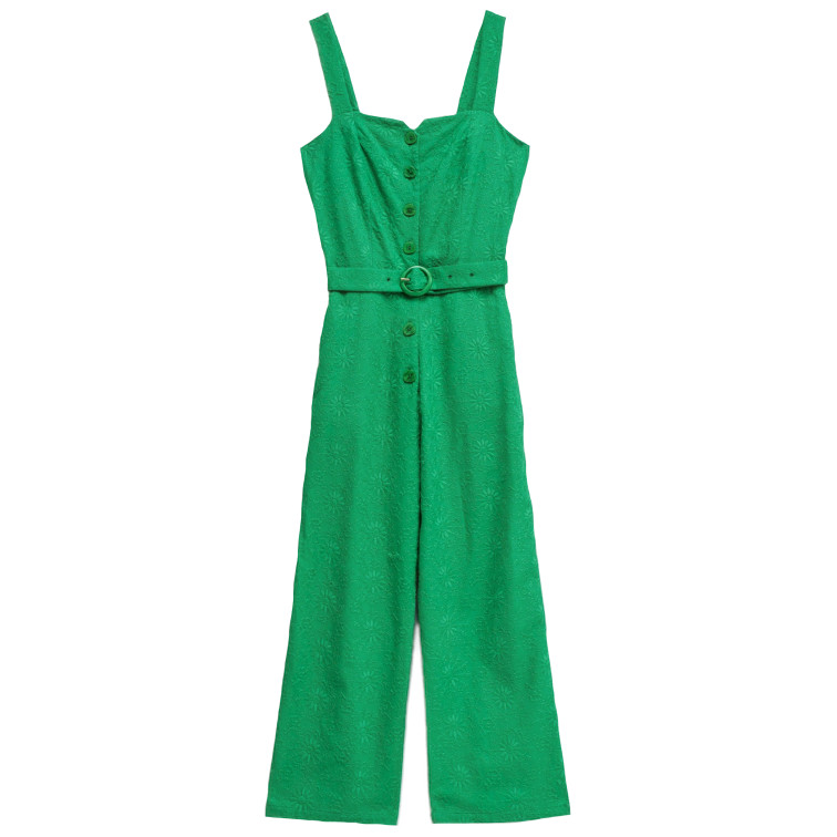 MONO MUJER  SALSA JEANS SPAGHETTI STRAP JUMPSUIT W/ EM