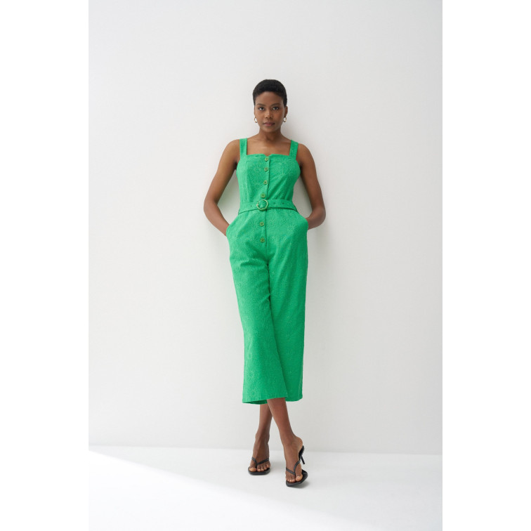 MONO MUJER  SALSA JEANS SPAGHETTI STRAP JUMPSUIT W/ EM