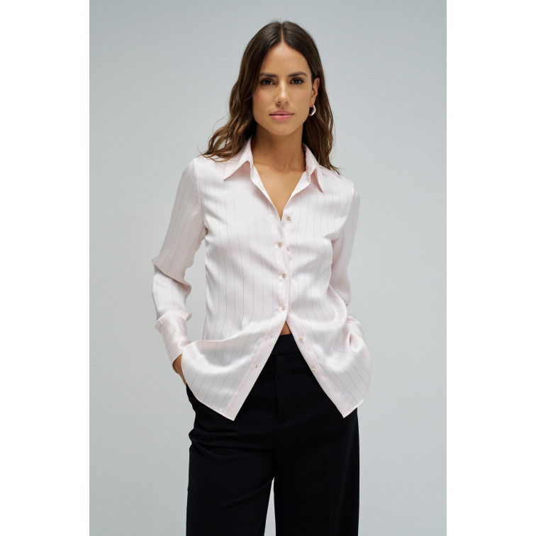 CAMISA MUJER  SALSA JEANS BASIC SHIRT FRONT BUTTON UP CL