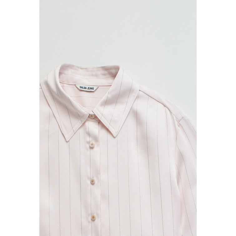 CAMISA MUJER  SALSA JEANS BASIC SHIRT FRONT BUTTON UP CL