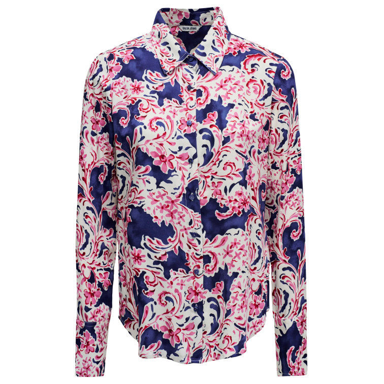 CAMISA MUJER  SALSA JEANS BASIC SHIRT FRONT BUTTON UP CL