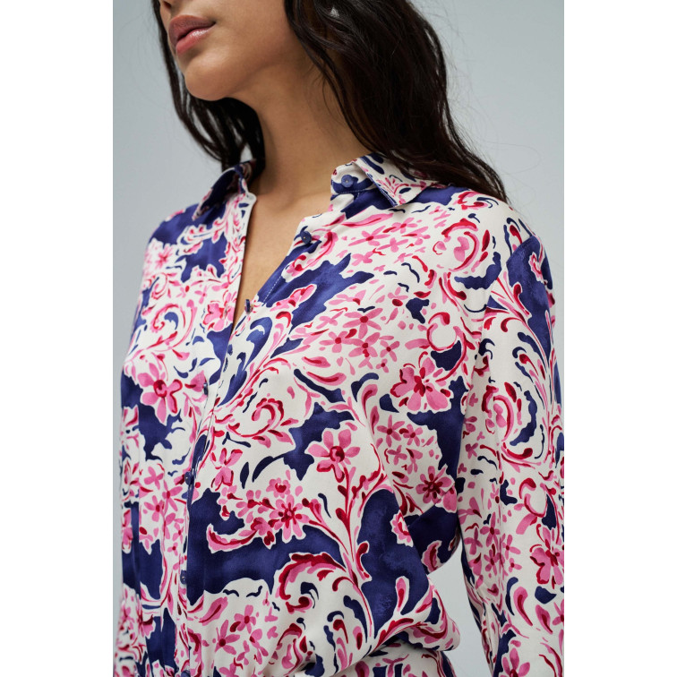 CAMISA MUJER  SALSA JEANS BASIC SHIRT FRONT BUTTON UP CL