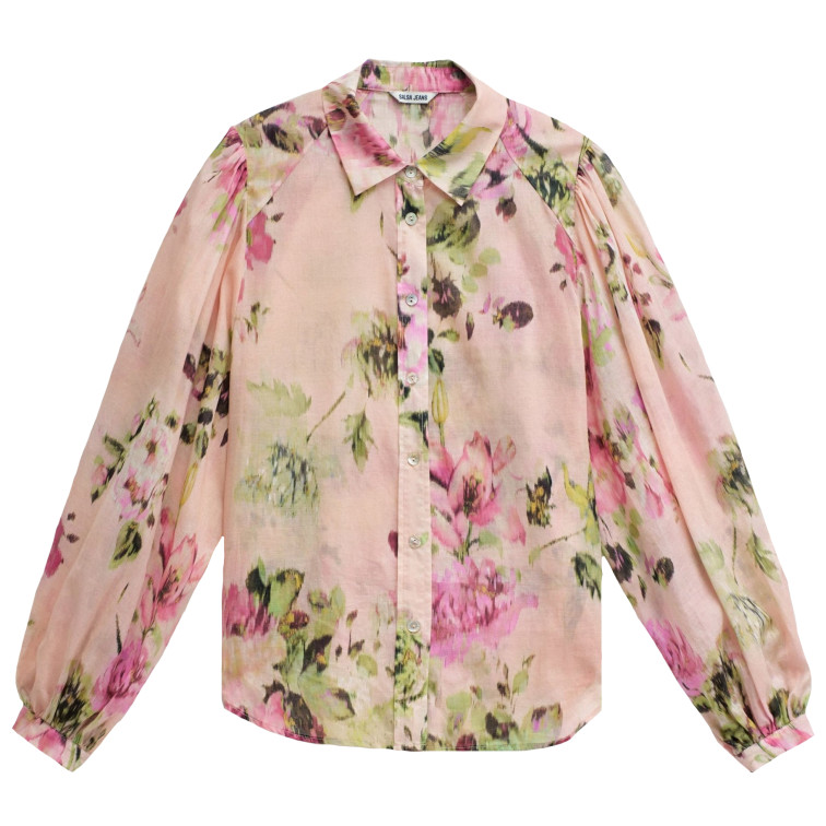 CAMISA MUJER  SALSA JEANS FLOWER PRINT BASIC SHIRT