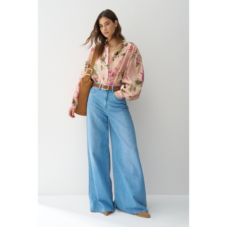 CAMISA MUJER  SALSA JEANS FLOWER PRINT BASIC SHIRT