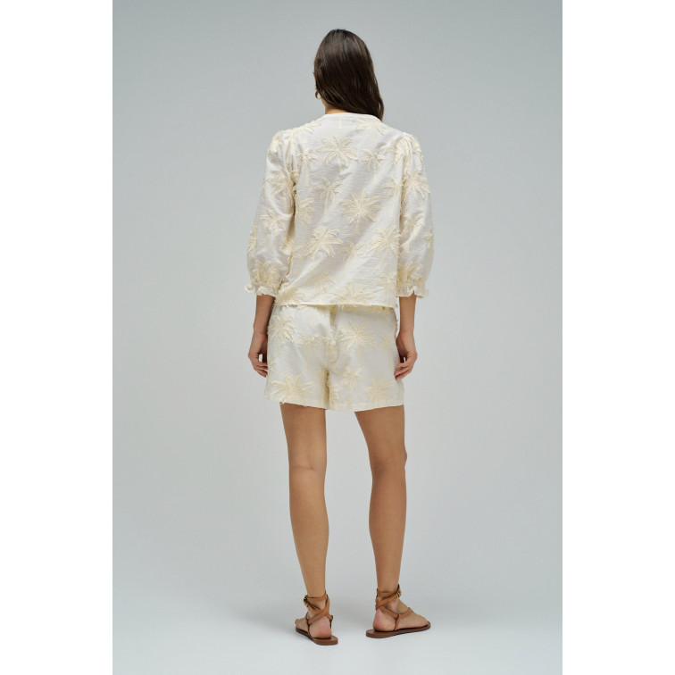 BLUSA MUJER SALSA JEANS CON EFECTO TRIDIMENSIONAL