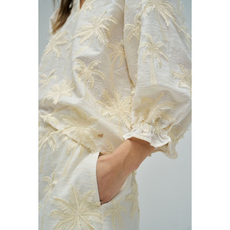 BLUSA MUJER SALSA JEANS CON EFECTO TRIDIMENSIONAL