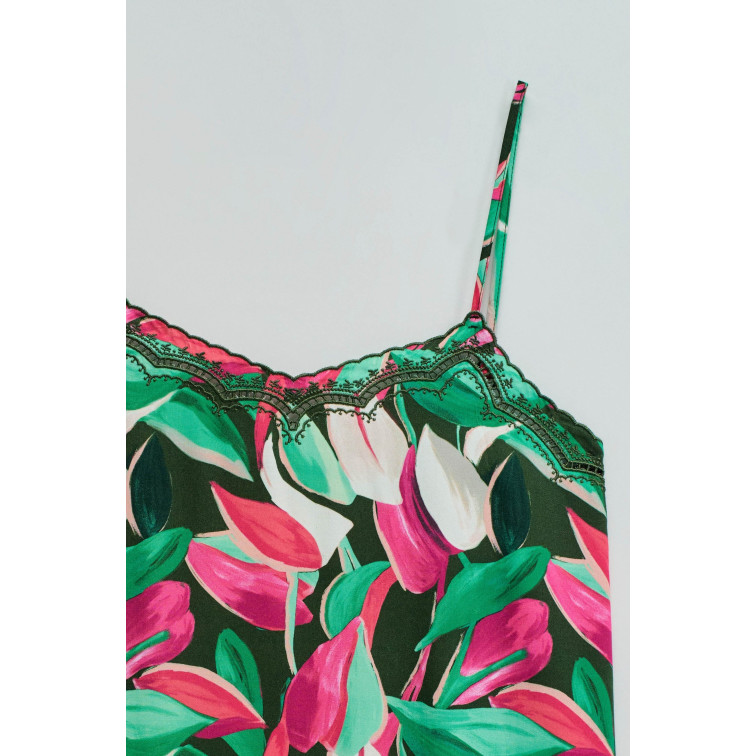 TOP DE TIRANTES MUJER SALSA JEANS CON PATRÓN FLORAL